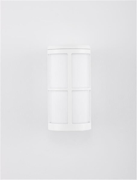 Nova Luce Venkovní nástěnné svítidlo STONE, E27 1x12W IP54 Barva: Bílá