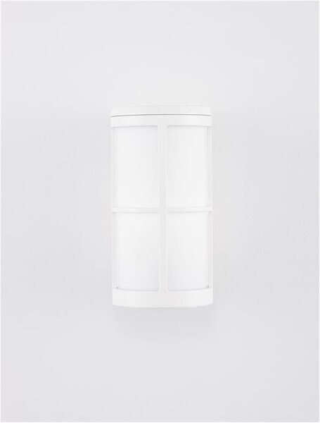 Nova Luce Venkovní nástěnné svítidlo STONE, E27 1x12W IP54 Barva: Bílá