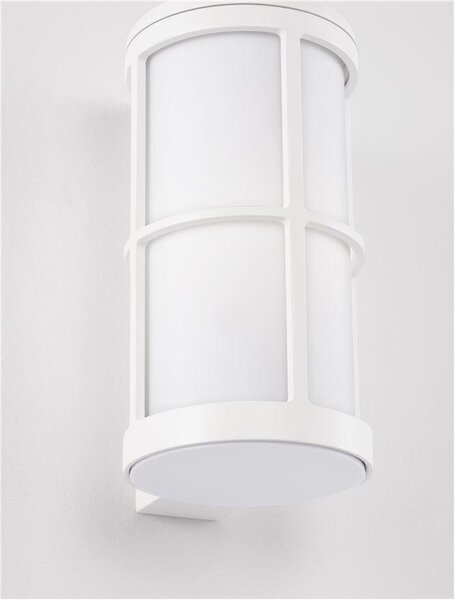 Nova Luce Venkovní nástěnné svítidlo STONE, E27 1x12W IP54 Barva: Bílá