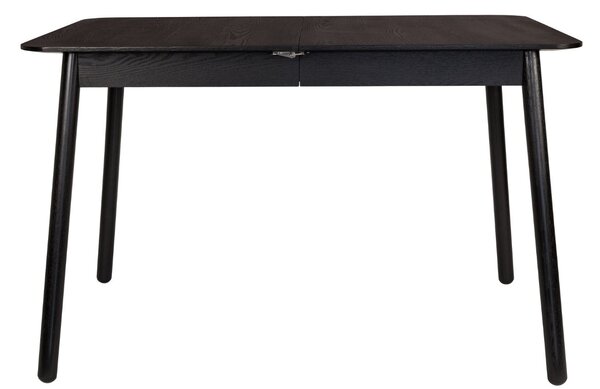 Černý jasanový rozkládací jídelní stůl ZUIVER GLIMPS 120/162x80 cm