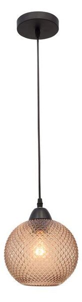 Nova Luce Závěsné svítidlo VIENTI, 18cm, E27 1x12W Barva: Modré sklo