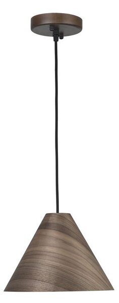 Nova Luce Závěsné svítidlo WERA, 25cm, E27 1x12W Barva: Tmavý ořech