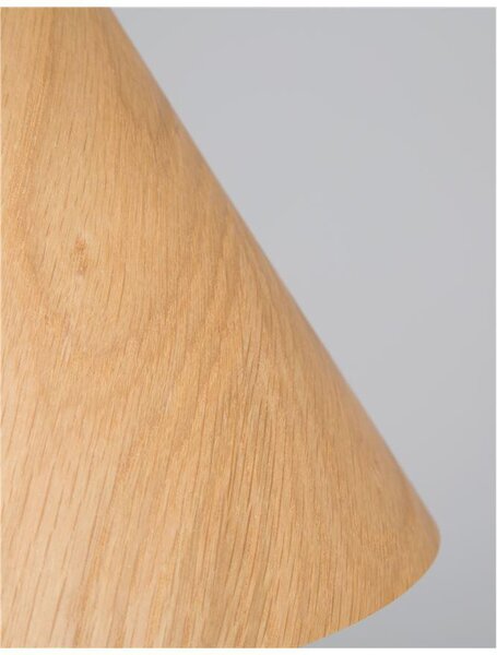 Nova Luce Závěsné svítidlo WERA, 25cm, E27 1x12W Barva: Tmavý ořech