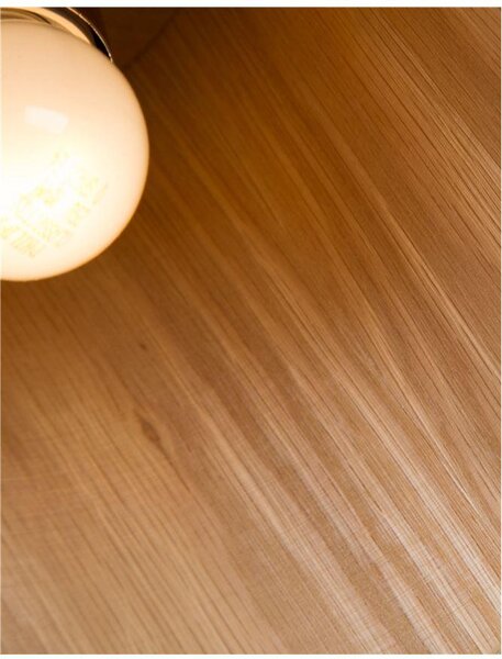 Nova Luce Závěsné svítidlo WERA, 25cm, E27 1x12W Barva: Tmavý ořech