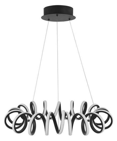 Nova Luce Závěsné svítidlo ZINIA, 60cm, LED 45W 3000K Barva: Černá