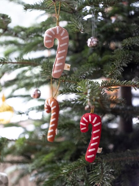 Fabelab Sada vyšívaných vánočních ozdob Candycane FB114