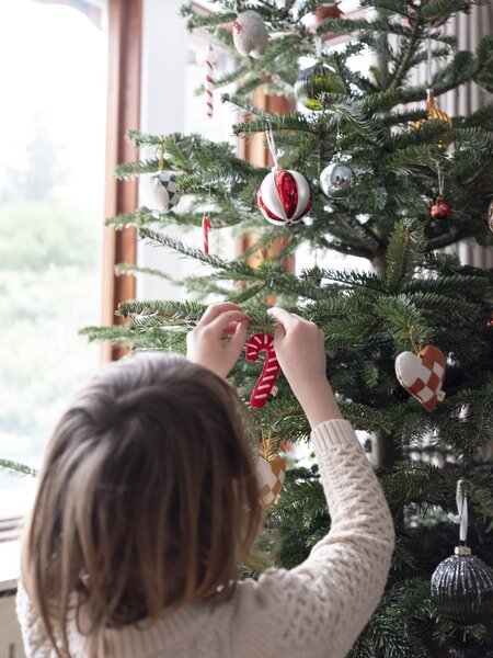 Fabelab Sada vyšívaných vánočních ozdob Candycane FB114