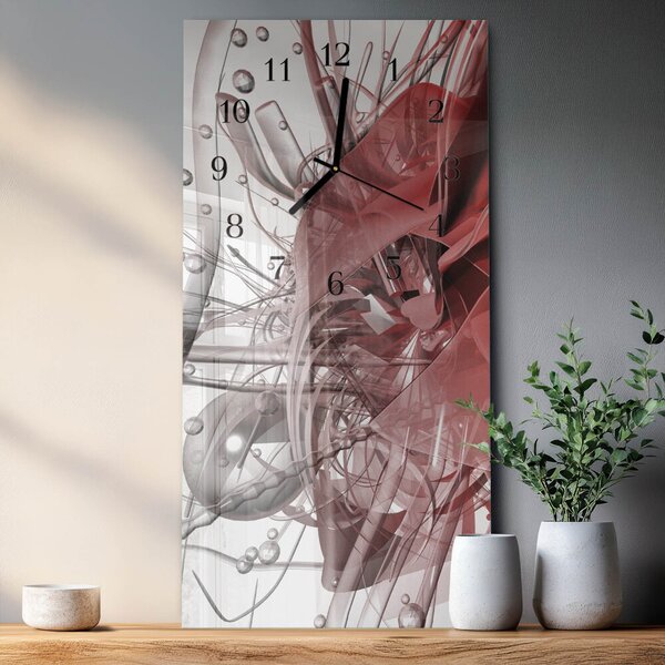 Skleněné hodiny vertikální Chaos zsppc-30x60-00177091