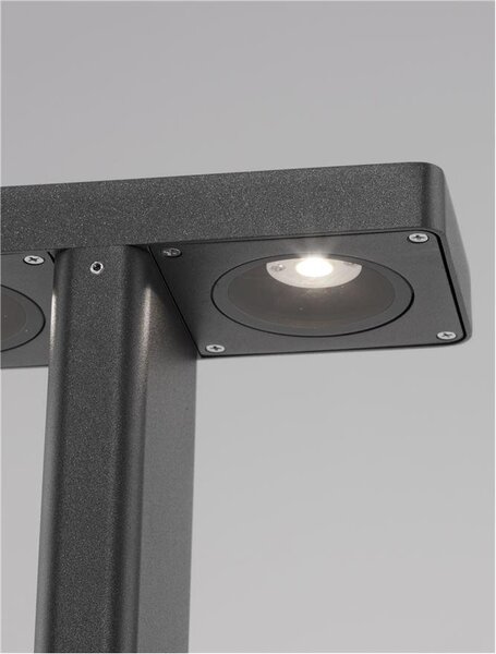Nova Luce Venkovní sloupkové svítidlo POET, LED 16W 3000K 90st. IP65