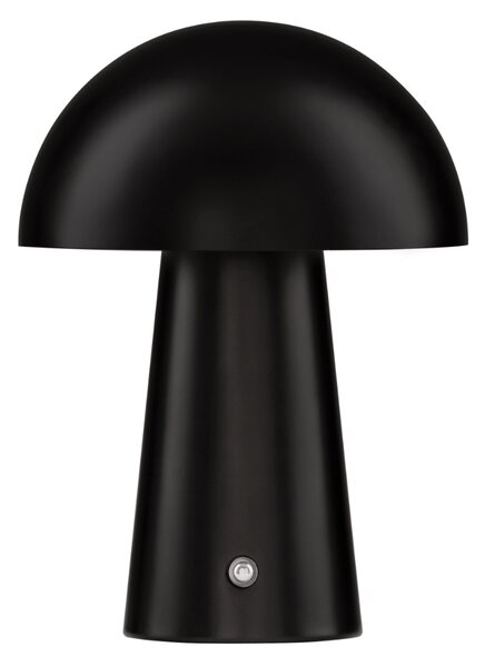 Nova Luce Černá kovová nabíjecí stolní LED lampa Ande