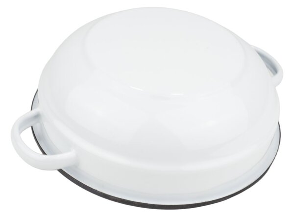 VEF Smaltovaná selská mísa s uchy ø 14 cm bílá - 00000-0000160A