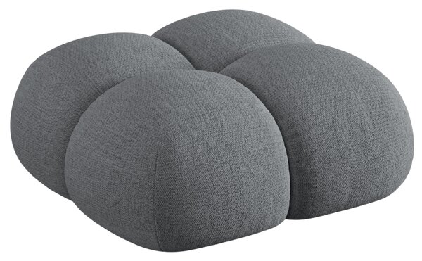 -25 % Dny MOMENTI– Cosmopolitan Design Šedá podnožka Loretto 90 x 90 cm