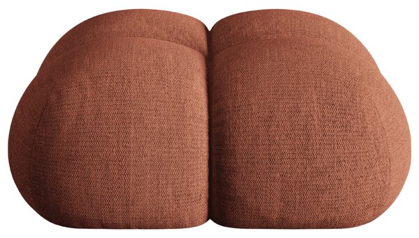 -25 % Dny MOMENTI– Cosmopolitan Design Terakotově oranžová podnožka Loretto 90 x 90 cm