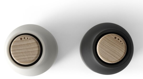 Mlýnek na sůl a pepř Bottle Ash/Carbon Beech – set 2 ks