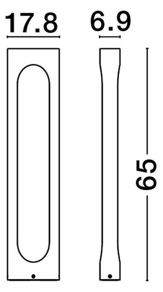 Nova Luce Venkovní sloupkové svítidlo PORTAL, 65cm, LED 13.5W 3000K 296st. IP54