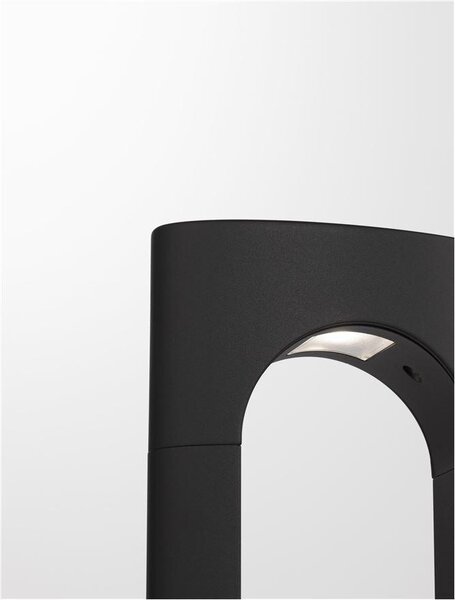 Nova Luce Venkovní sloupkové svítidlo PORTAL, 30cm, LED 13.5W 3000K 296st. IP54