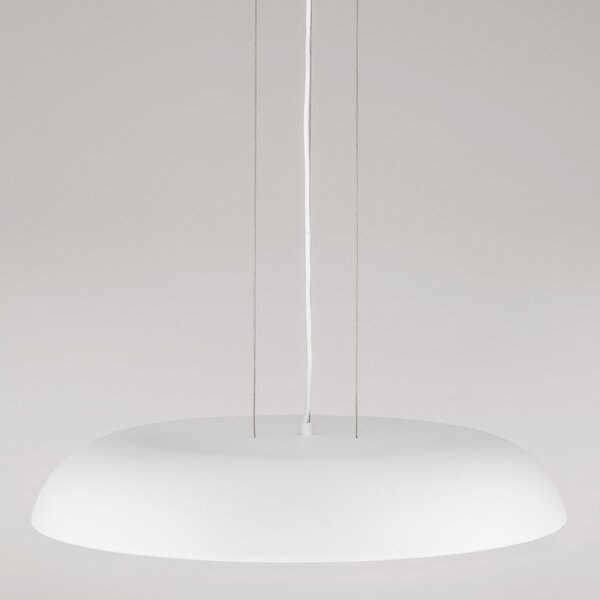 Nova Luce Bílé kovové závěsné LED světlo Felicia 60 cm