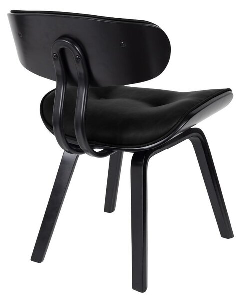 Černá ořechová jídelní židle DUTCHBONE Blackwood