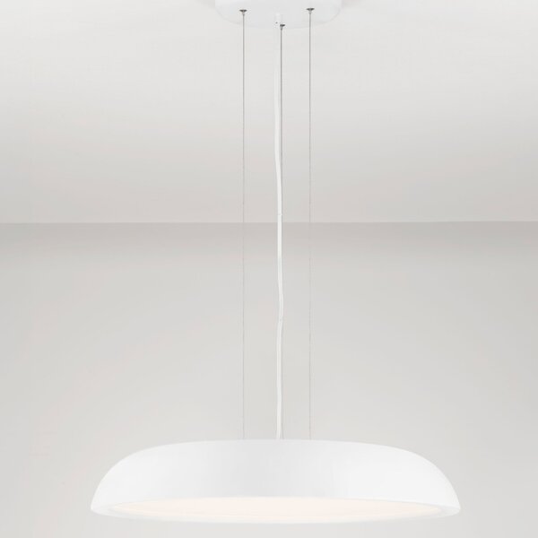 Nova Luce Bílé kovové závěsné LED světlo Felicia 60 cm