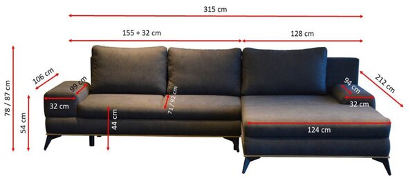 Benix Sedací souprava MANILA Potahový materiál 1. cenová skupina, Roh levý