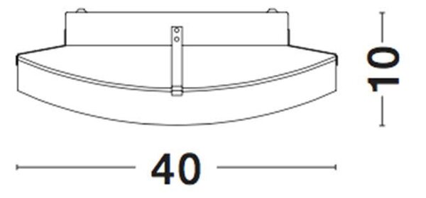 Nova Luce Stropní svítidlo QUALE matné bílé sklo chromovaný kov E27 2x12W