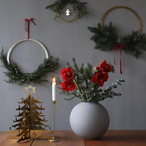 COOEE Design Svícen Candlestick Brass - 29 cm CED306