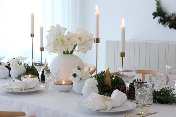 COOEE Design Svícen Candlestick Brass - 29 cm CED306
