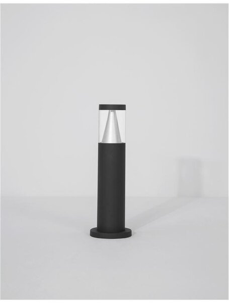 Nova Luce Venkovní sloupkové svítidlo ROCK, 43cm, LED 8W 3000K 120st. IP65