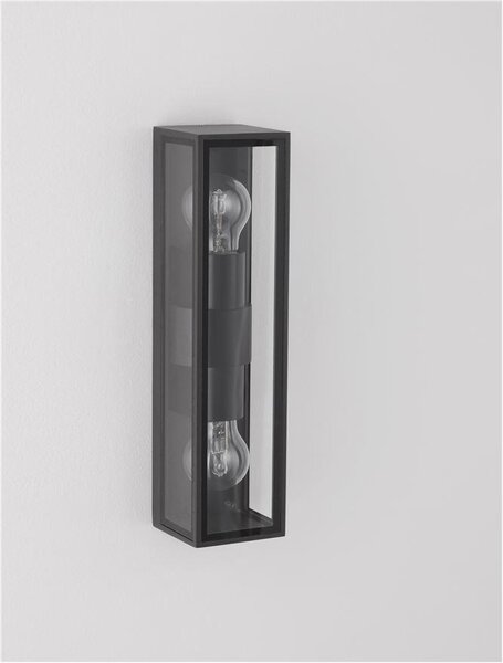 Nova Luce Venkovní nástěnné svítidlo REGINA, E27 2x12W IP65