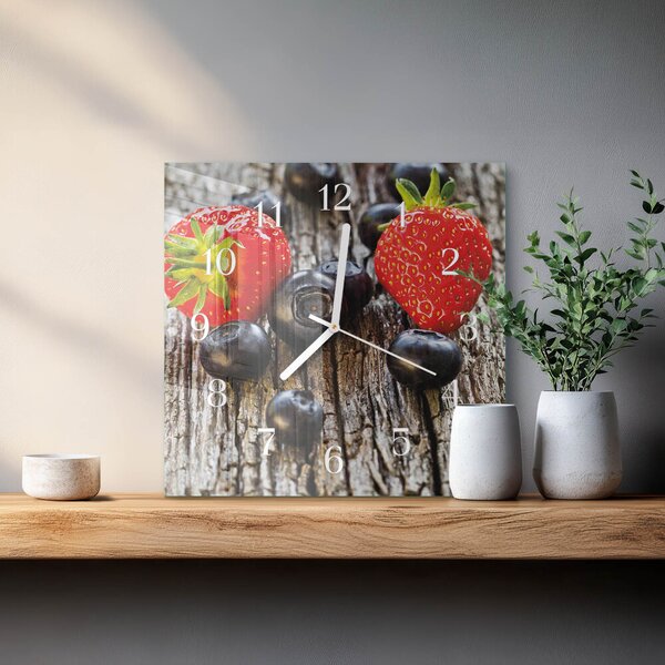Skleněné hodiny Borůvky zskb-30x30-00084794