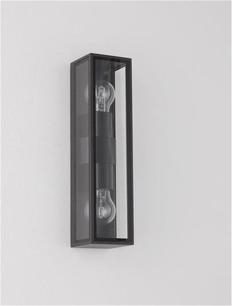 Nova Luce Venkovní nástěnné svítidlo REGINA, E27 2x12W IP65