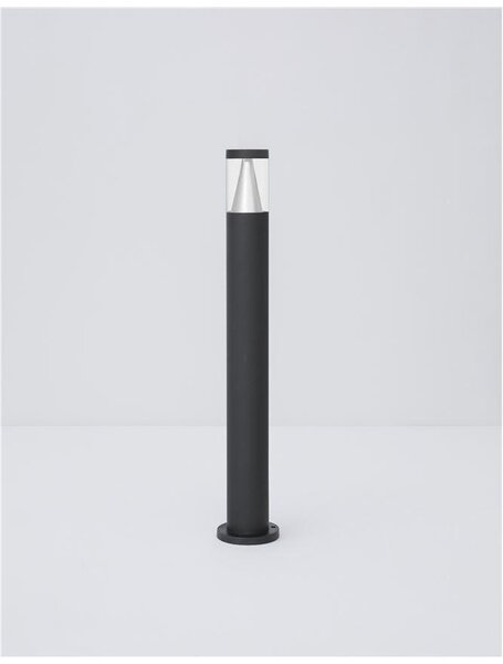 Nova Luce Venkovní sloupkové svítidlo ROCK, 83cm, LED 8W 3000K 120st. IP65