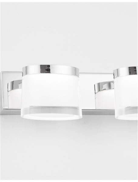 Nova Luce Nástěnné svítidlo nad zrcadlo SABIA, LED 15W 3000K IP44