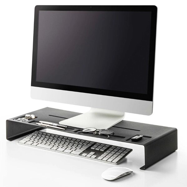 Černý kovový podstavec pod monitor Yamazaki Frame 59 cm