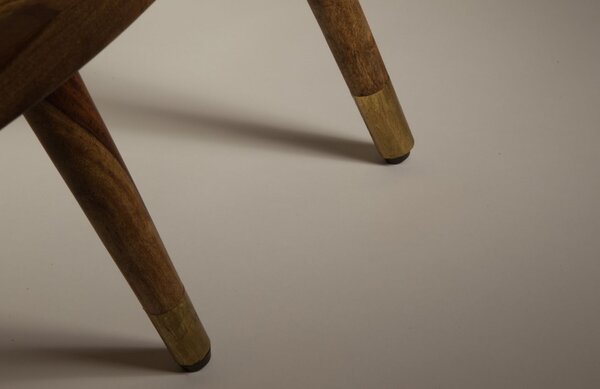 Hnědý set sheeshamových konferenčních stolků DUTCHBONE Sham 110x60 cm