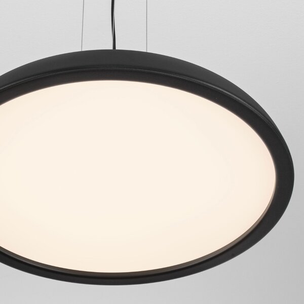 Nova Luce Černé kovové závěsné LED světlo Felicia 60 cm