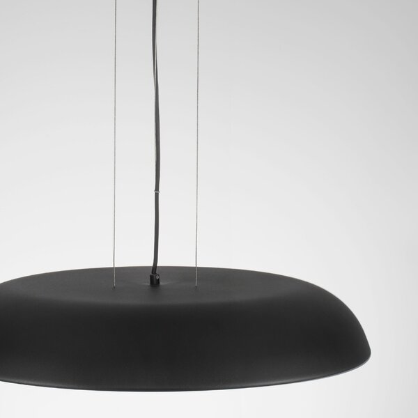 Nova Luce Černé kovové závěsné LED světlo Felicia 60 cm