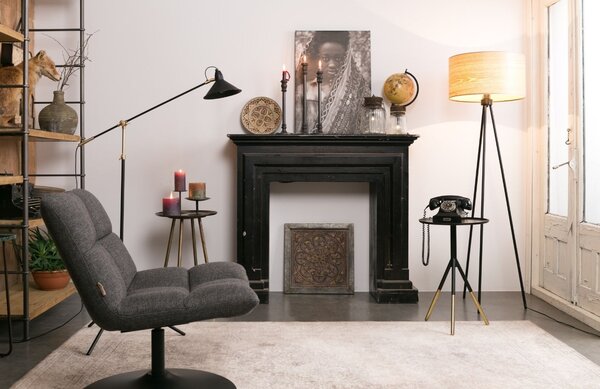Světle šedý koberec DUTCHBONE Rugged 170x240