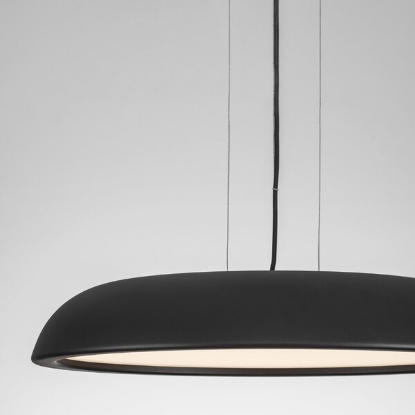 Nova Luce Černé kovové závěsné LED světlo Felicia 60 cm