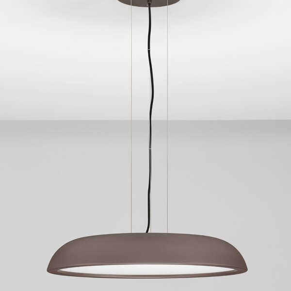 Nova Luce Hnědé kovové závěsné LED světlo Felicia 60 cm