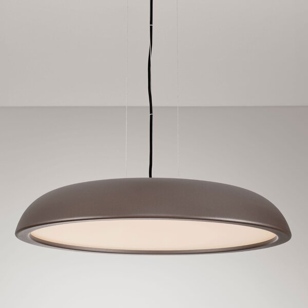 Nova Luce Hnědé kovové závěsné LED světlo Felicia 60 cm