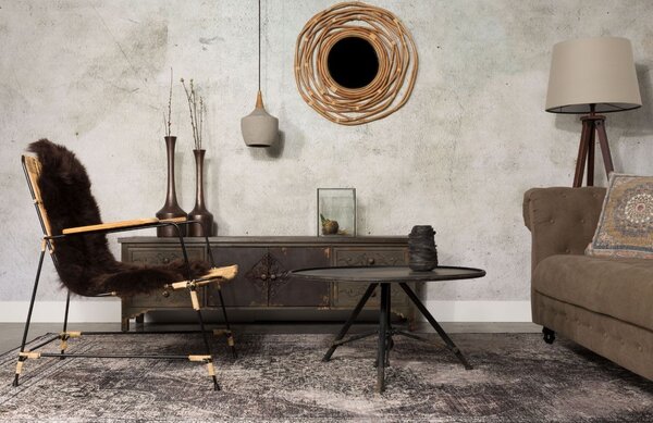Tmavě šedý koberec DUTCHBONE Rugged 200x300 cm