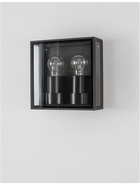 Nova Luce Venkovní nástěnné svítidlo SORREN, E27 2x12W IP65