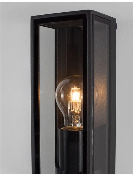 Nova Luce Venkovní nástěnné svítidlo SORREN, E27 1x12W IP65