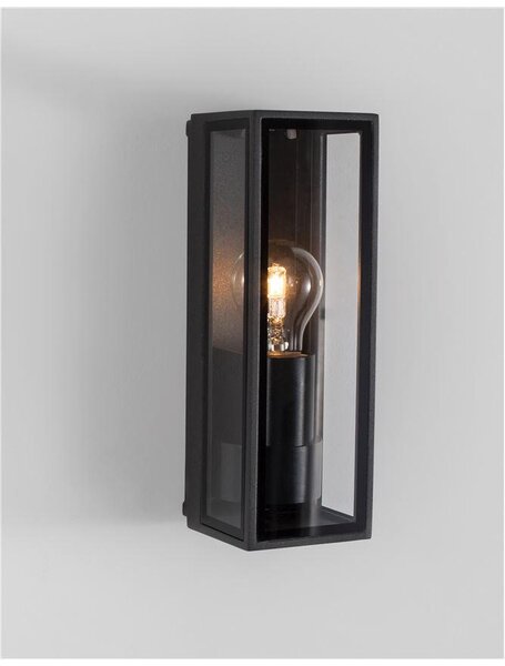 Nova Luce Venkovní nástěnné svítidlo SORREN, E27 1x12W IP65
