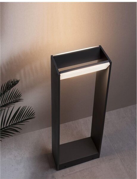 Nova Luce Venkovní sloupkové svítidlo TWIN, LED 2x5W 3000K rotační 0-90st. IP54