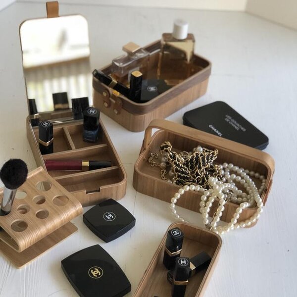 HKliving Úložný box s madlem Willow HKL102