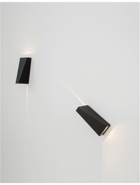 Nova Luce Venkovní nástěnné svítidlo VEIRO, LED 6W 3000K IP65 40st