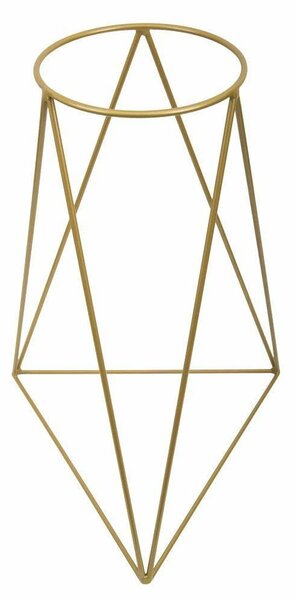 STOJAN NA KVĚTINÁČ TRIANGLE 60X50X24 CM ZLATÁ