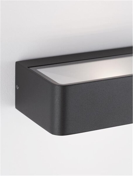 Nova Luce Venkovní nástěnné svítidlo VIDENO, LED 10W 3000K 270st. IP65
